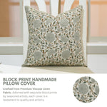 HAND BLOCK PRINTED PILLOW - STELLA