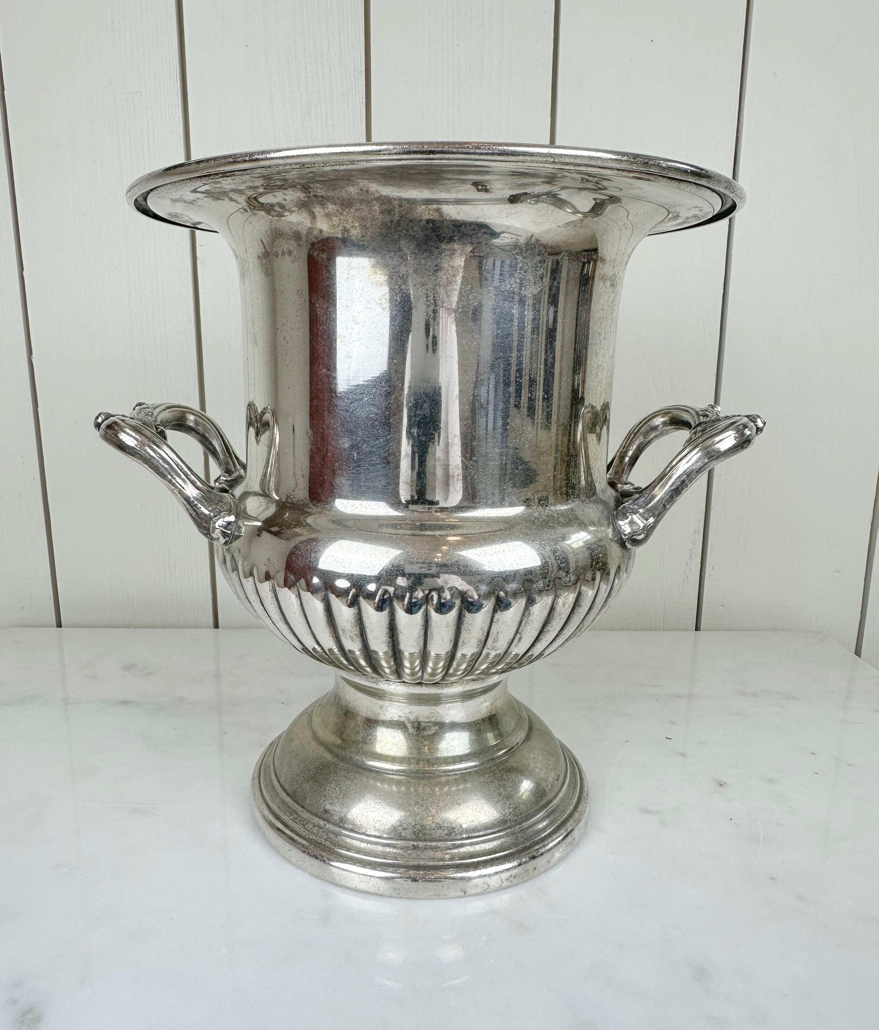 vintage silver plated champagne ice bucket