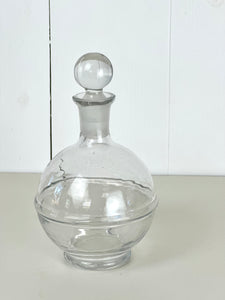 VINTAGE GLASS DECANTER