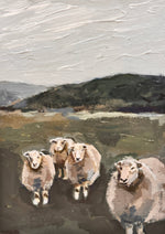 FIELD OF SHEEP PRINT BY KATIE JO ART