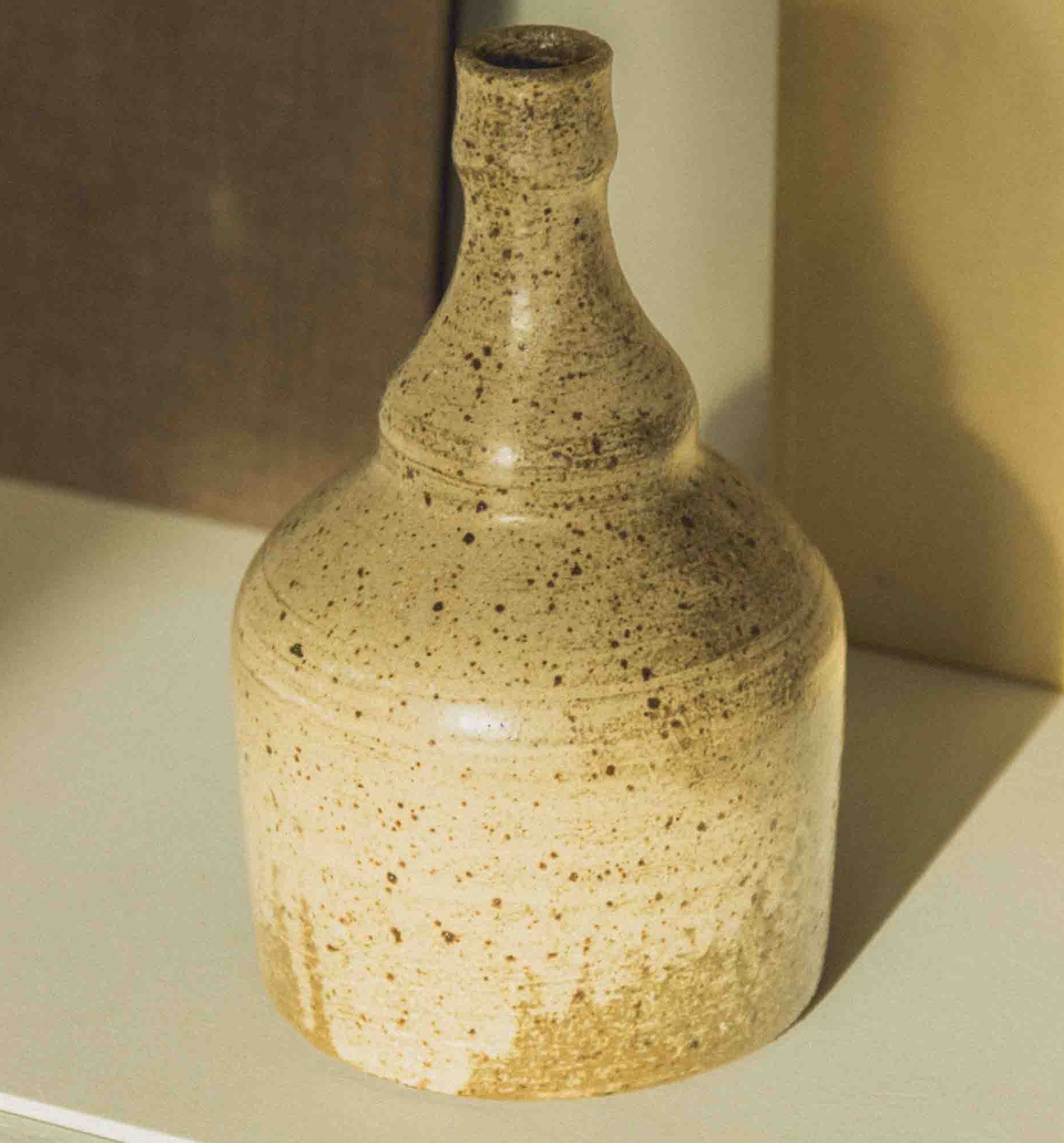 VINTAGE FRENCH STONEWARE BOTTLE