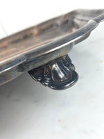 SILVER-PLATE SERVING TRAY