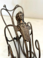 SILVER PLATE BOTTLE HOLDER