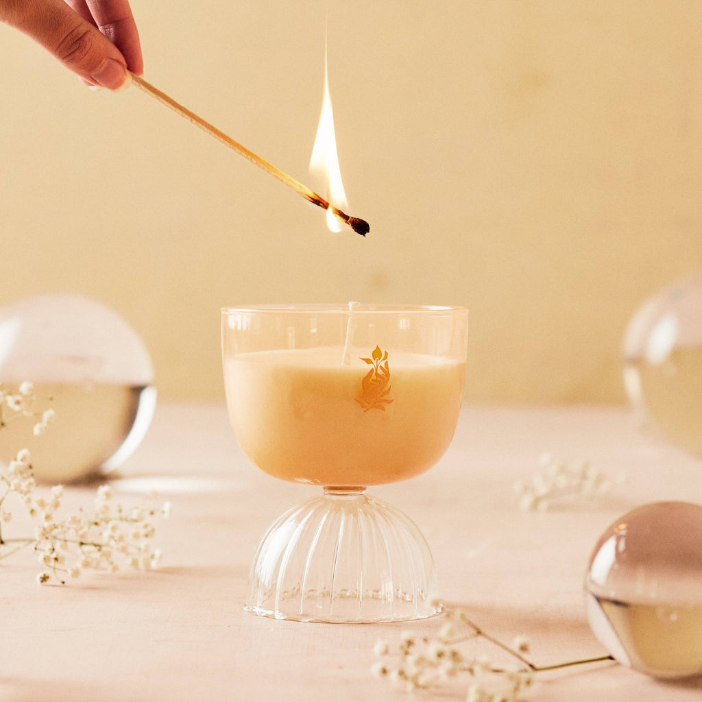 SPARKLING COUPE CANDLE