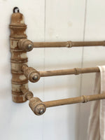 ANTIQUE WOOD TOWEL BAR