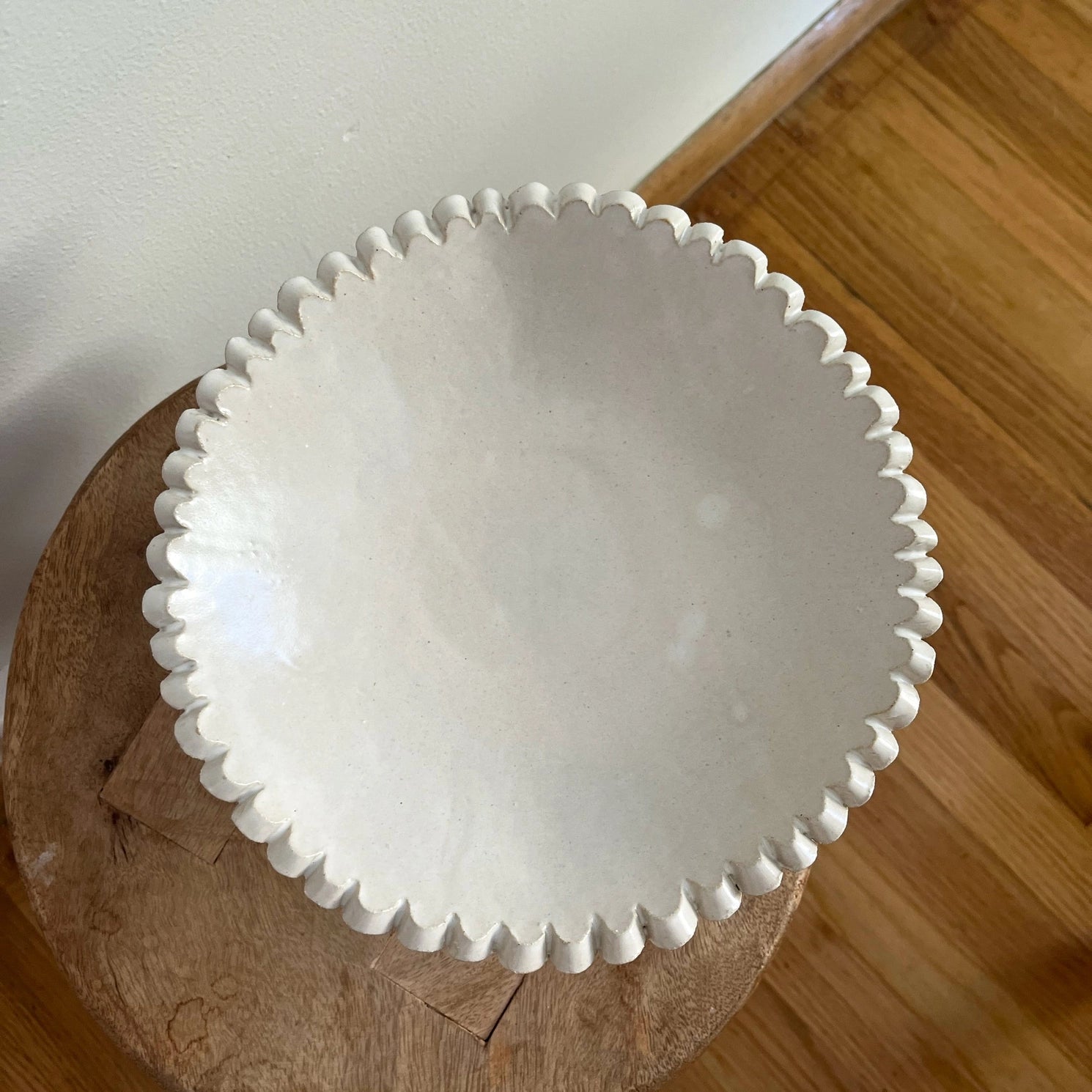 HANDMADE PEDESTAL BOWL