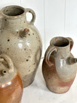 ANTIQUE FRENCH SYRUP STONEWARE JUG