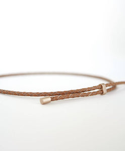 BRAIDED LEATHER HAT BAND