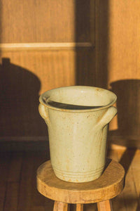 FRENCH STONEWARE CHAMPAGNE BUCKET