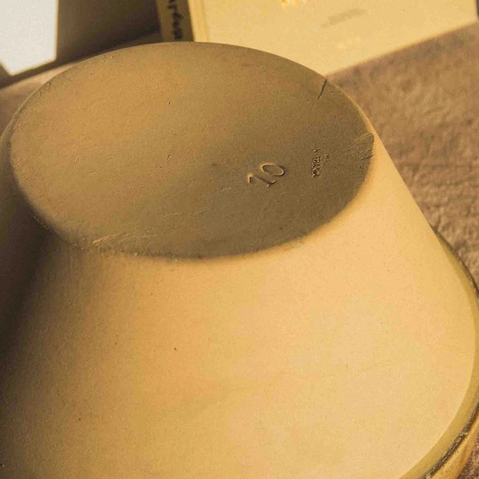 FRENCH VINTAGE STONEWARE BATTER BOWL