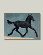 PRANCING FILLY PRINT BY KATIE JO ART