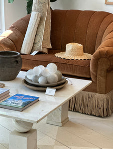 VINTAGE FRINGE LOVE SEAT