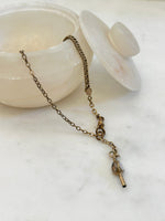 ANTIQUE POCKET WATCH WINDER NECKLACE