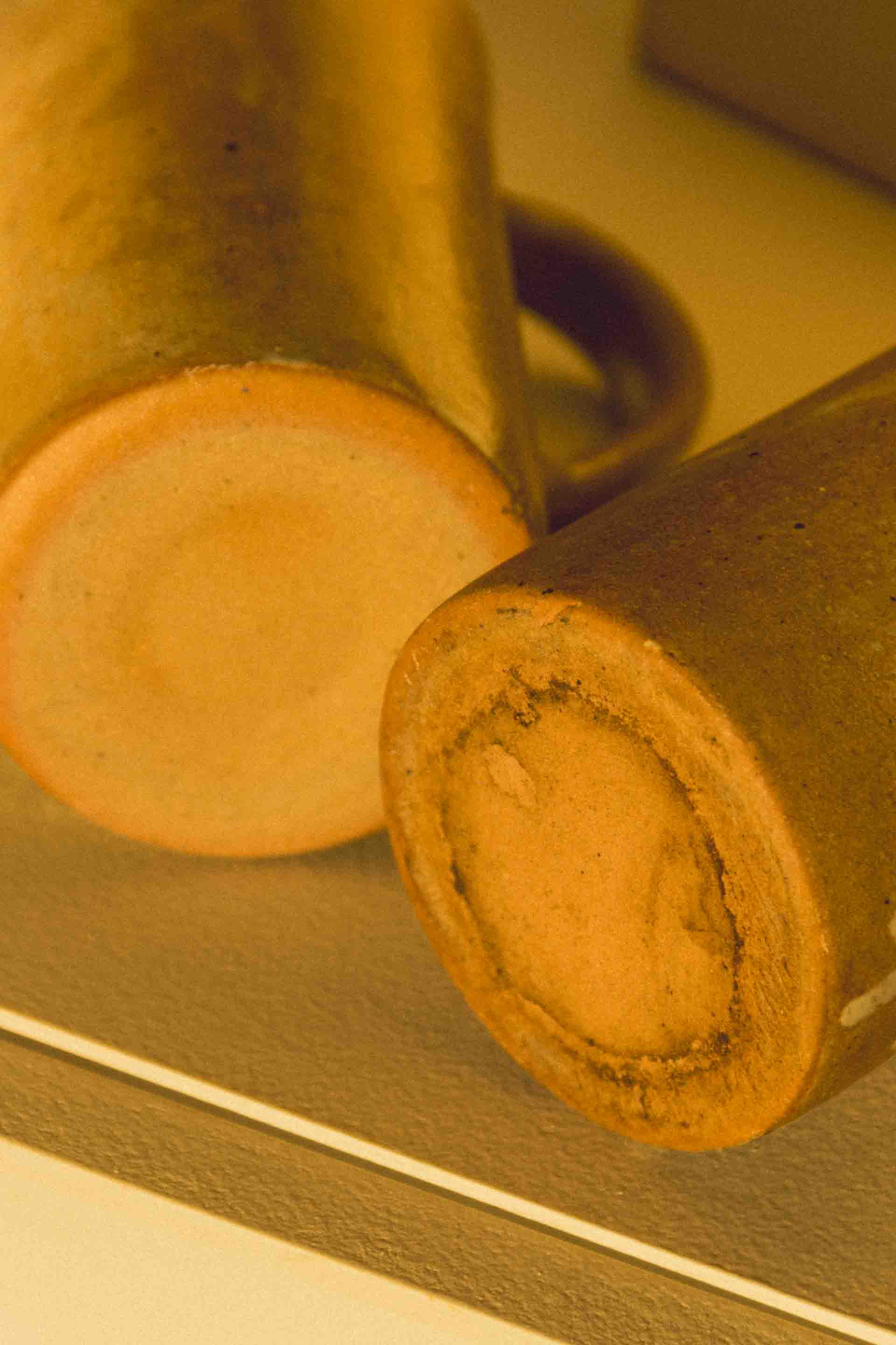 FRENCH STONEWARE MUGS