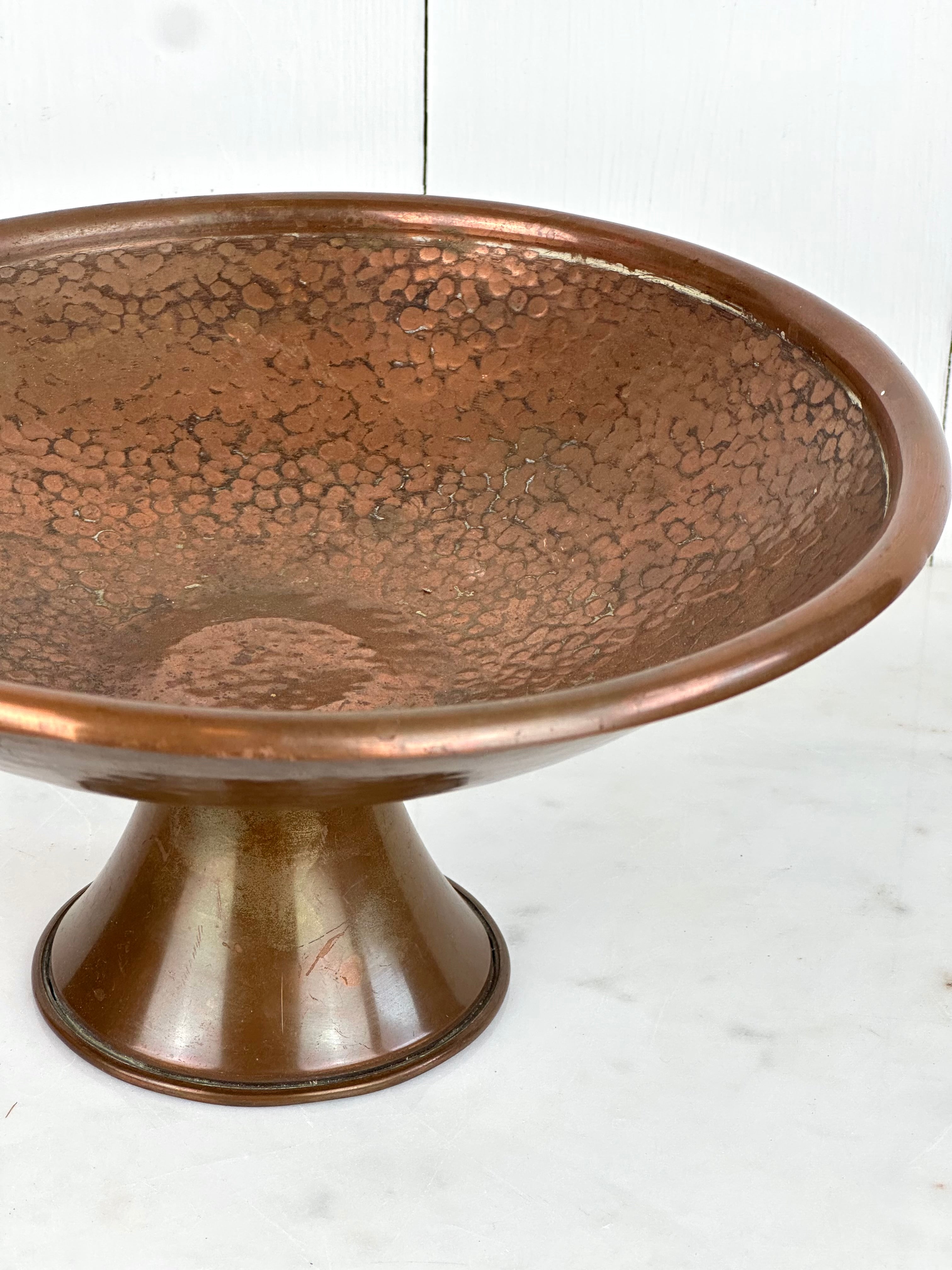 VINTAGE COPPER COMPOTE