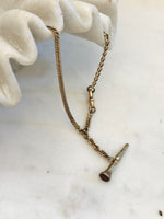 ANTIQUE TRUMPET POCKET WATCH WINDER NECKLACE