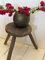 PRIMITIVE WOOD STOOL