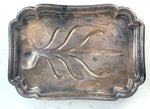 SILVER-PLATE SERVING TRAY