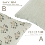 HAND BLOCKED PRINTED PILLOW - GWEN