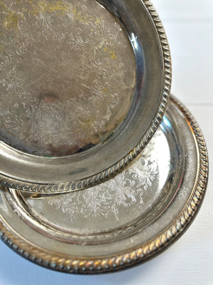VINTAGE SILVER PLATE CHARGER