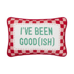 EMBROIDERED NEEDLEPOINT PILLOW