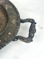SILVER-PLATE SERVING TRAY