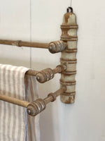 ANTIQUE WOOD TOWEL BAR