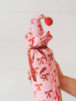 RED BOWS HOLIDAY TEA TOWEL