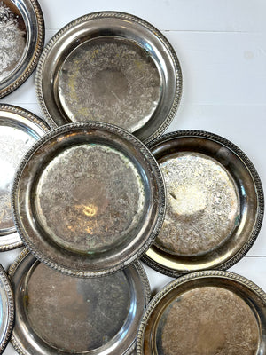 VINTAGE SILVER PLATE CHARGER
