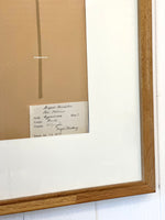 ANTIQUE FRAMED SWEDISH PRESSED HERBARIUM DETAIL