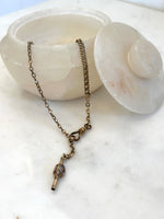 ANTIQUE POCKET WATCH WINDER NECKLACE