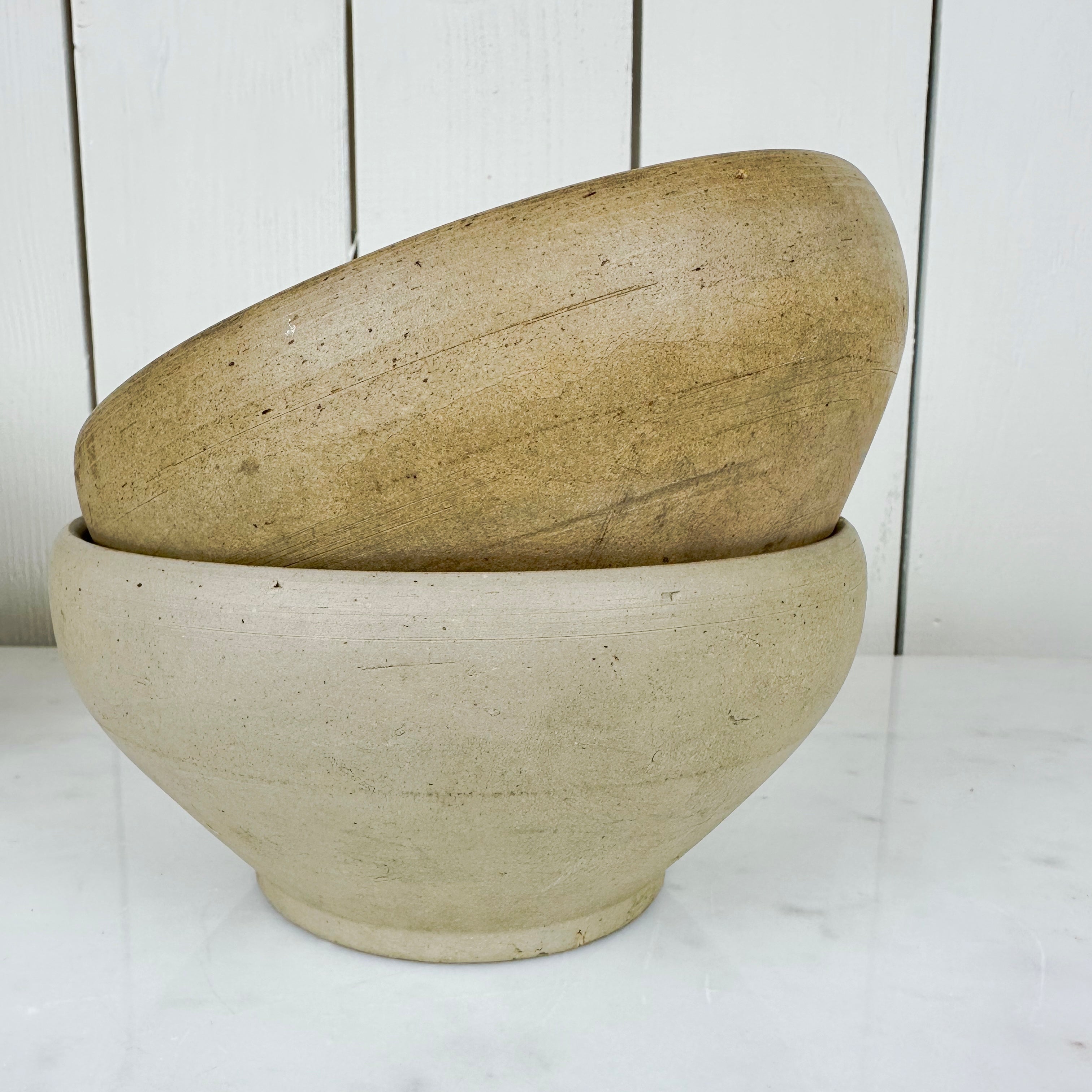 vintage french stoneware bowl