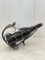 SILVER PLATE BOTTLE HOLDER