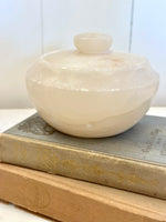 ALABASTER TRINKET BOX