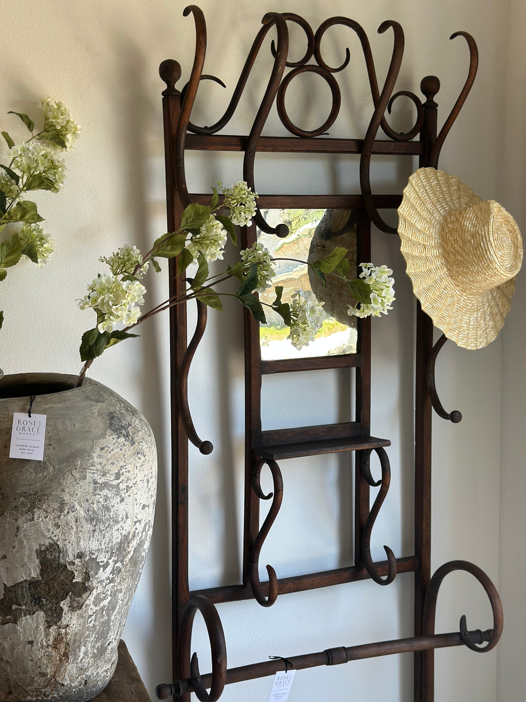 ANTIQUE BENTWOOD HALL TREE