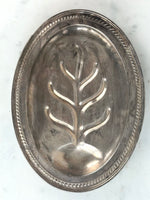 SILVER-PLATE SERVING TRAY