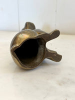 VINTAGE BRASS DOG