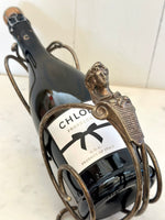 SILVER PLATE BOTTLE HOLDER