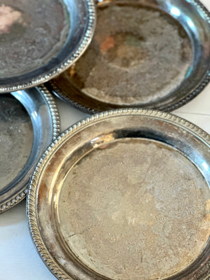 VINTAGE SILVER PLATE CHARGER