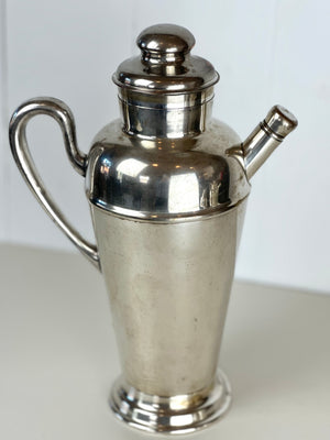 SILVER PLATE COCKTAIL SHAKER PITCHER