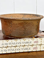 FRENCH STONEWARE FAISSELLE FLAT STYLE