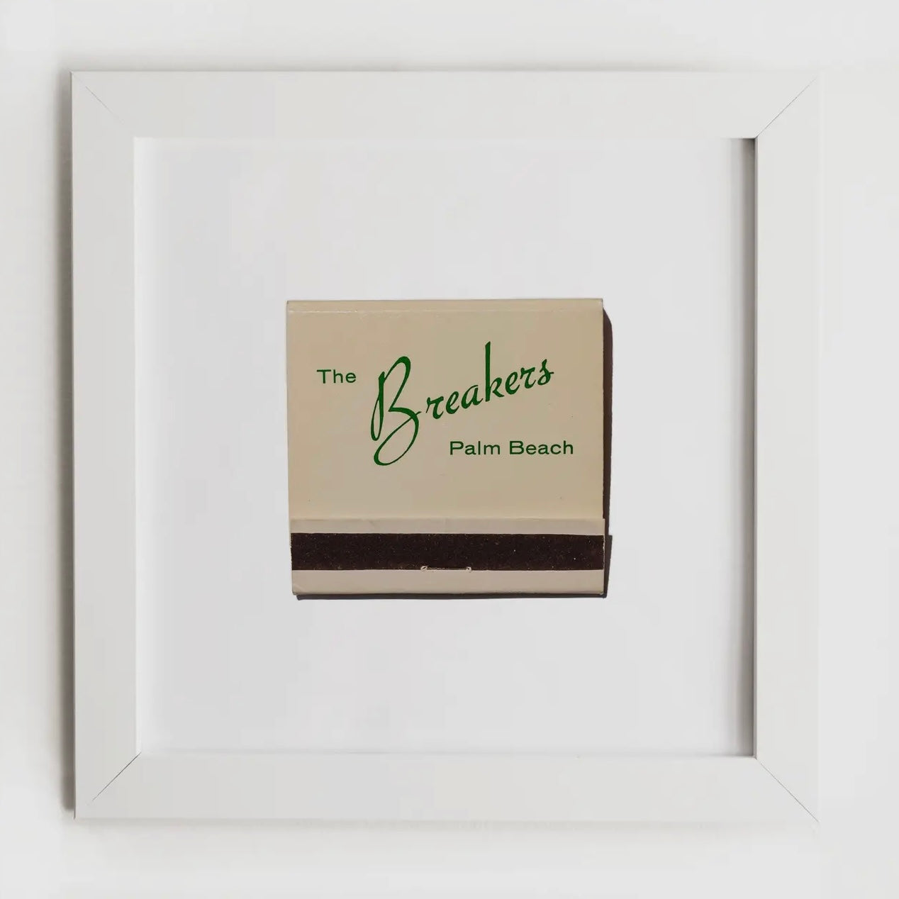 FRAMED VINTAGE MATCHBOOK PRINT