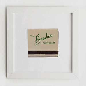 FRAMED VINTAGE MATCHBOOK PRINT