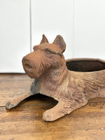CAST IRON DOG DISH HOLDER