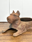 CAST IRON DOG DISH HOLDER