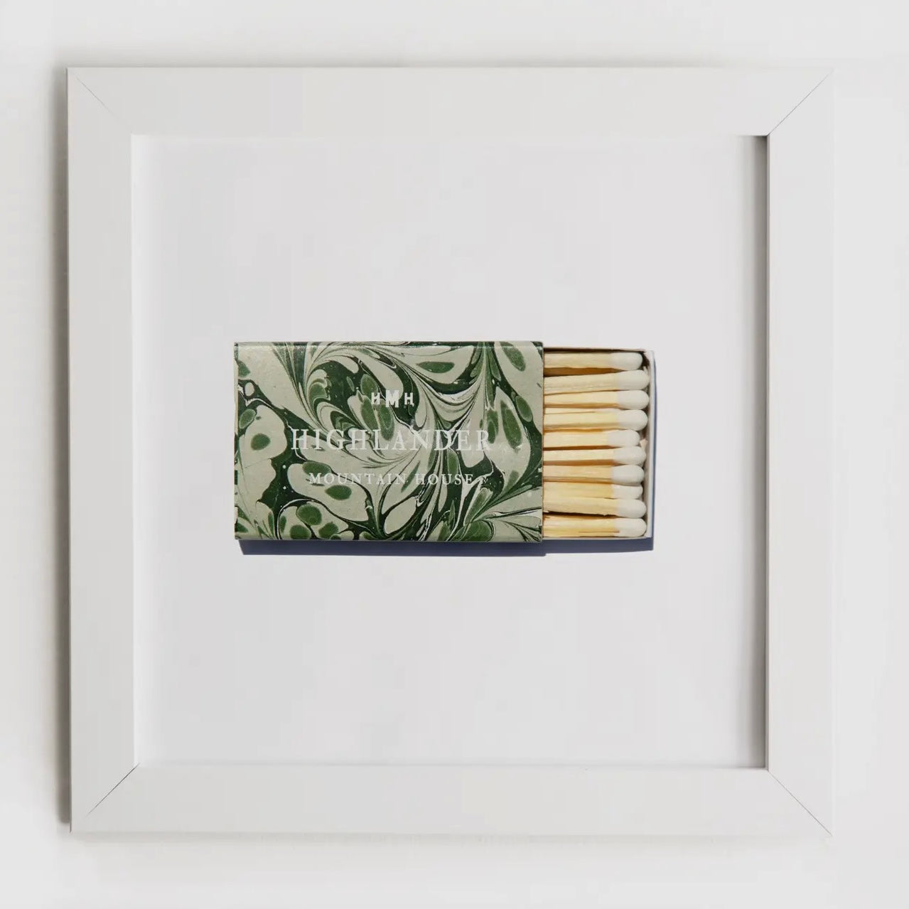 FRAMED VINTAGE MATCHBOOK PRINT