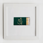 FRAMED VINTAGE MATCHBOOK PRINT