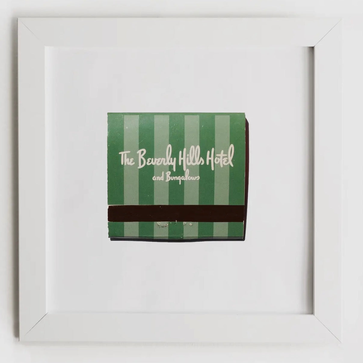 FRAMED VINTAGE MATCHBOOK PRINT