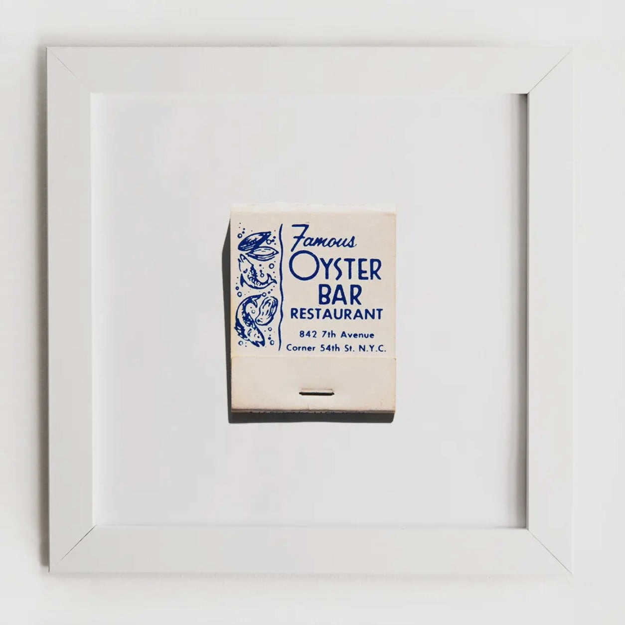 FRAMED VINTAGE MATCHBOOK PRINT