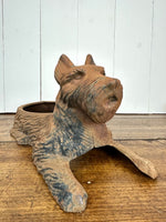 CAST IRON DOG DISH HOLDER